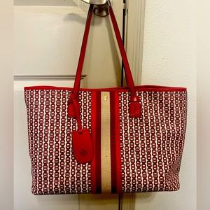Red Tory Burch Tote